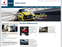 Tablet Screenshot of prassl.suzuki.at